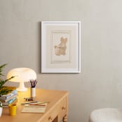"Woodland Animal Frame - Bunny" - Art Print in Cream by Creo Study - In a Room