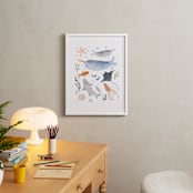 "Sea Life" - Art Print in Ocean by Hannah Williams - In a Room