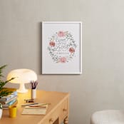 "You Are So Loved Little One" - Personalized Art Print in Slate by Kristen Smith - In a Room