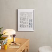 "skyscraper" - Art Print in White by Susanne Kasielke - In a Room