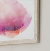 "Cloud Rise" - Art Print in violet glow by kelli hall - Frame Close-up