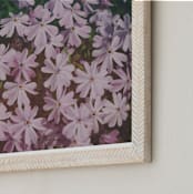 "Vintage Purple Flowers" - Art Print in lilac by Alexis Arnold - Frame Close-up