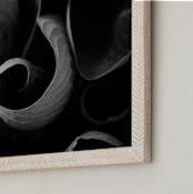 "Twists and Turns in Black and White" - Art Print in noir by Alexis Arnold - Frame Close-up