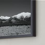 "Reach New Heights" - Art Print in Charcoal by Ana V. Ramirez - Frame Close-up