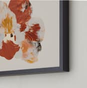 "Flora" - Art Print in Cinnamon by Kamala Nahas - Frame Close-up