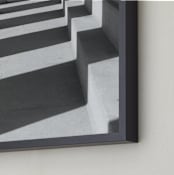 "Light and Shadows" - Art Print in Black & White by Dawn Smith - Frame Close-up