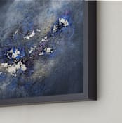 "I Don't Want More" - Art Print in Starlight by Christine Olmstead - Frame Close-up
