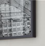"La Grande Arche Paris_Photo collage" - Art Print in Black & White by katkerrart - Frame Close-up