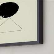 "Hard Rock" - Art Print in Parchment by Elliot Stokes - Frame Close-up