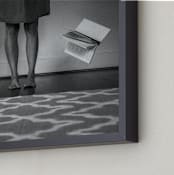 "Book II" - Art Print in charcoal by Keely Norton Owendoff - Frame Close-up