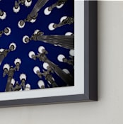 "The Lighthouse" - Art Print in Midnight by Jessica Cheney - Frame Close-up