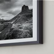 "buttes & mesas II" - Art Print in Desert Grey by Eric Clegg - Frame Close-up