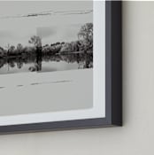 "Frisa" - Art Print in Fog by Maja Cunningham - Frame Close-up