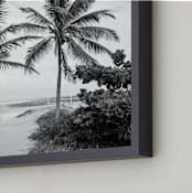 "Coconut gate" - Art Print in black by Eliane Lamb - Frame Close-up