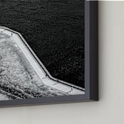 "Study of negative #2" - Art Print in pitch black by Van Tsao - Frame Close-up