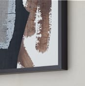 "A Trail to Follow" - Art Print in Obsidian by Jennifer Daily - Frame Close-up