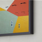 "Sodapop Block" - Art Print in sodapop by Kimberly Young - Frame Close-up