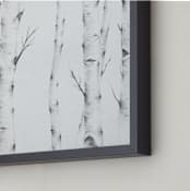 "Birch Story" - Art Print in Birch Grey by jinseikou - Frame Close-up