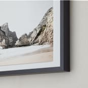"Praia da Ursa" - Art Print in Storm Gray by Hi Uan Kang Haaga - Frame Close-up