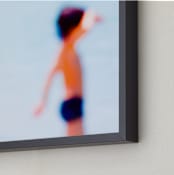 "Sdot Yam beach" - Art Print in Light Blue by Tal Paz-Fridman - Frame Close-up