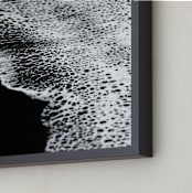 "Night Swim" - Art Print in Midnight Black by Christa Dominguez - Frame Close-up