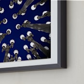 "The Lighthouse" - Art Print in Midnight by Jessica Cheney - Frame Close-up