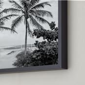 "Coconut gate" - Art Print in black by Eliane Lamb - Frame Close-up