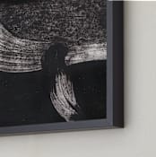 "Majestic Humpback Whale" - Art Print in Deep Sea by Sabrin Deirani - Frame Close-up