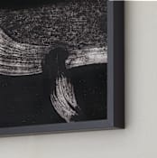 "Majestic Humpback Whale" - Art Print in Deep Sea by Sabrin Deirani - Frame Close-up
