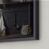 "Comfort Room" - Art Print in Earthy Brown by Andy Mars - Frame Close-up