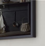 "Comfort Room" - Art Print in Earthy Brown by Andy Mars - Frame Close-up