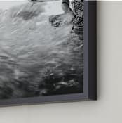 "Tides of Motion" - Art Print in Ocean Noir by Tania Medeiros - Frame Close-up