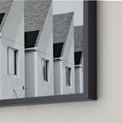 "homogeneous" - Art Print in Newsprint by Deborah Chou - Frame Close-up