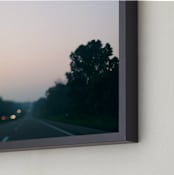 "Summer Haze #1" - Art Print in Light Pink by ALICIA BOCK - Frame Close-up