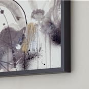 "Melt" - Art Print in Inky Black by ADRIENNE JACKSON - Frame Close-up