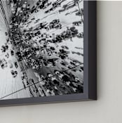 "Mirror" - Art Print in Black and White by LindseyErin - Frame Close-up