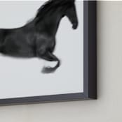 "Pure Energy" - Art Print in Black by Irene Suchocki - Frame Close-up