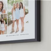 "Four Photo Collage (BRIDES)" - Framed Photo in Sugar by Angela Garrick - Frame Close-up
