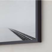 "Never-Ending Bridge" - Art Print in Grey Shades by Marker Girl - Frame Close-up