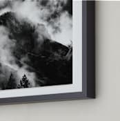 "Clouds/Yosemite" - Art Print in Black and white by Elise Akerson - Frame Close-up