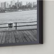 "NYC Viewpoint" - Art Print in Black and White by Debra Pruskowski - Frame Close-up