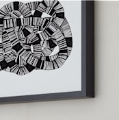 "Sandworm 2" - Art Print in Black by Jaime Derringer - Frame Close-up