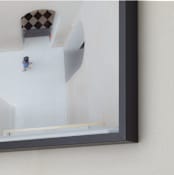"look DOWN" - Art Print in white by Gail Schechter - Frame Close-up