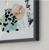 "verse" - Art Print in Linen by Kelly Ventura - Frame Close-up