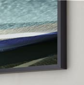"Boat Hull, Maine" - Art Print in eau de nil by Annie Seaton - Frame Close-up