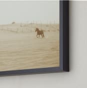 "Wild and Free" - Art Print in Dusty Road by Robin Ott - Frame Close-up
