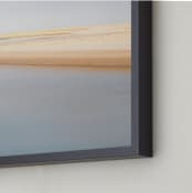 "Tributary on the Coast" - Art Print in Sand by TS Designs - Frame Close-up
