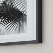 "Ghost Palms" - Art Print in grey by Brian Lee - Frame Close-up