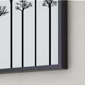 "Stand Tall" - Art Print in black on white by Leanne Friedberg - Frame Close-up