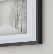 "Winter Journey" - Art Print in Sepia by Gabrial Reising - Frame Close-up
